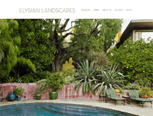 Tablet Screenshot of elysianlandscapes.com